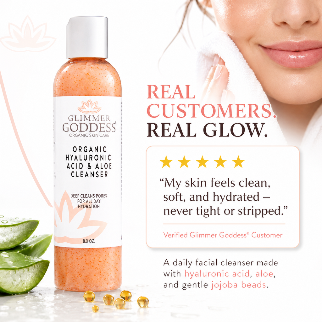 Organic Hydrating Facial Cleanser with Jojoba Beads